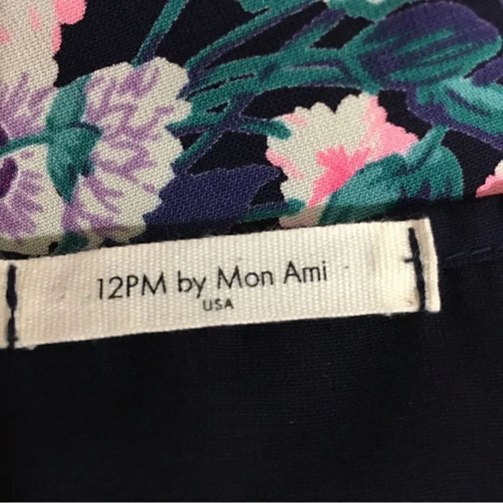 12PM by Mon Ami Floral Kimono Style Cardigan Size Small - Picture 7 of 9